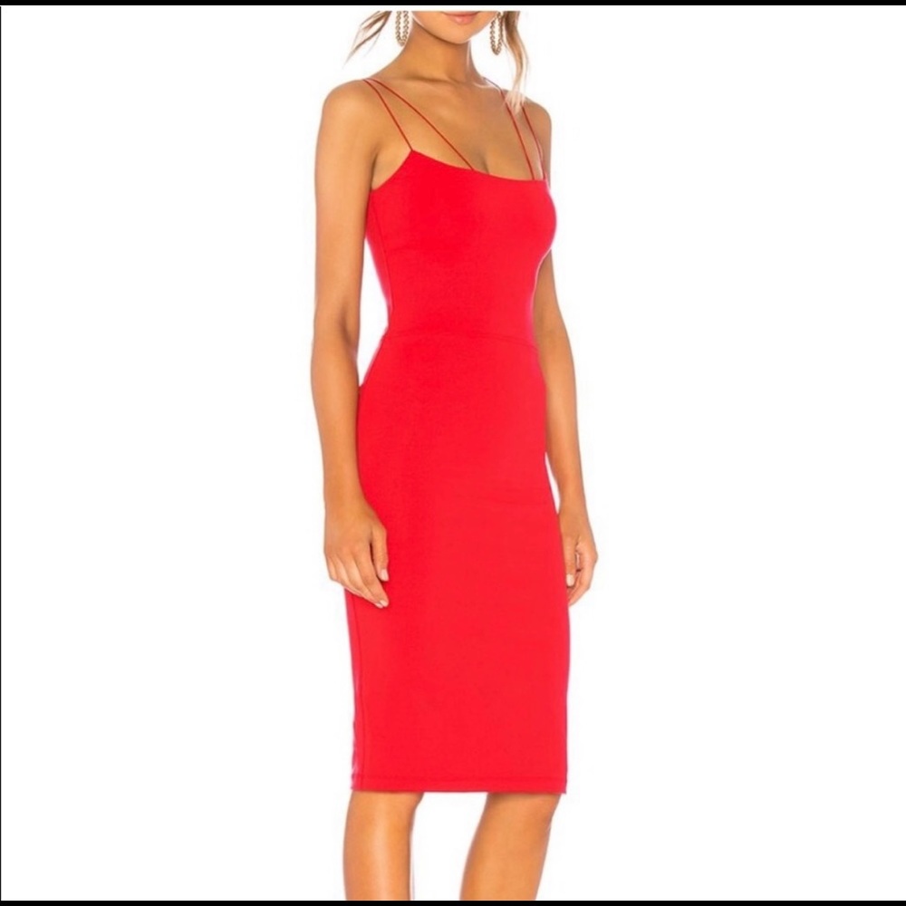 Brand new! Gorgeous dress! Great color! Asymmetric straps! Fitted! Size S.